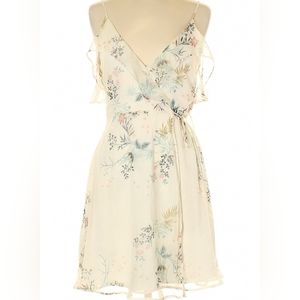 Ruffle wrap dress